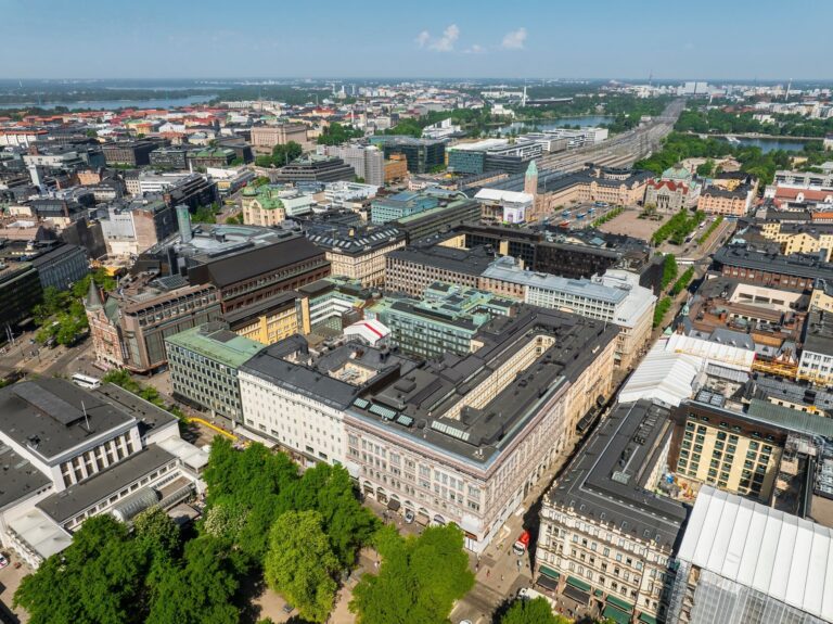 Helsingin keskusta ilmakuva